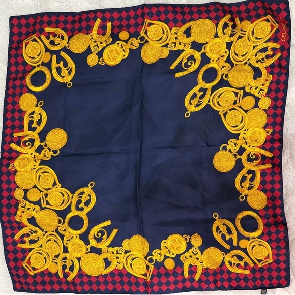 Celine Accessories - CELINE Silk Scarf